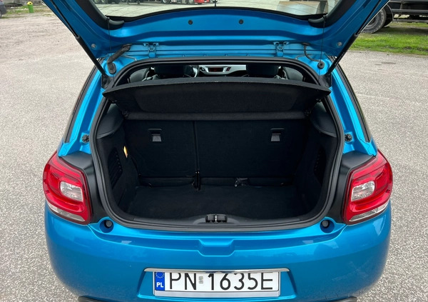 Citroen DS3 cena 21950 przebieg: 156000, rok produkcji 2011 z Konin małe 301